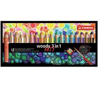 STABILO Woody Arty 18 Lápices Multitalento y Sacapuntas