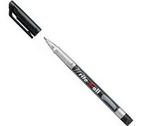 STABILO Marqueur permanent Write-4-all 156 F 156-46 – Résistant à l'eau – Noir