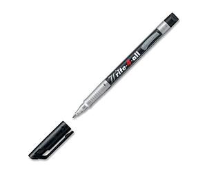 Stabilo Write-4-all"Tous usages Marqueur permanent pour CD/DVD - noir - fine (Lot de 3)