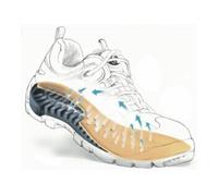 Stabilus Sandale de sécurité 3113A T. 46 noir/bleu microfibres S1 ESD EN 20345 Stabilus Quantité:1