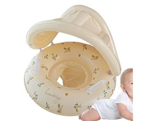 Stable Aquatic Lounge - Rapid Flow, Soft Seated Ring for Wading, Junior Swim Trainer, Tropical Party Prop with Thick Puncture Defense, Lightweight Toy for Seashore and Resorts