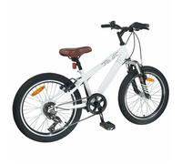 Stable&Durable - Blanc - Vélo de Montagne 24 Pouces 6-Vitesse pour les 8-12 ans Blanc - Vélos HS842679122