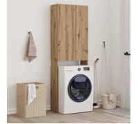 Stable&Durable - chêne artisanal - Meuble pour machine à laver - Chêne artisanal - 64x25 5x190 cm - Accesoire lave-linge&sèche-linge