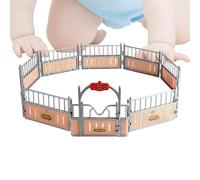 Stable Model Play Set - Figurine d'entreprise pour enfant, jeu réaliste pour l'éducation de la petite enfance - Parfait pour Pâques, anniversaire, cadeau de fête des