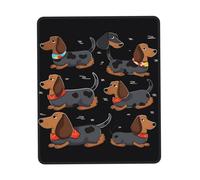 Stable Tapis De Souris D'Ordinateur I Love Mes Chiens Teckels 25X30Cm, Gaming Mousepad Optimisé Tapis De Souris Gamer pour Jeux Pc Souris