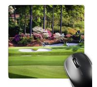 Stable Tapis De Souris Gamer Amen Corner À Augusta, en Géorgie, Golfeurs sur Le Pont 25X30Cm, Mouse Pad Optimisé Tapis De Souris D'Ordinateur pour Bureau Souris Ordinateur