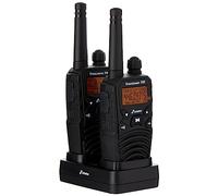 Stabo Elektronik Freecomm électronique sans Fil PMR 446 Housse Portée jusqu'à 10 km, 700 Kit Noir