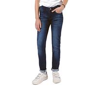 Staccato Jean skinny pour fille - Élastique - Taille réglable - Coupe slim - Coupe normale - Taille : 92-176, Bleu foncé (slim fit), 24 mois