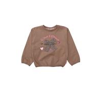 STACCATO Sweat-shirt brocart / brun foncé / violet / rose clair, Taille 128-134