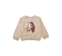STACCATO Sweat-shirt marron / taupe / violet / blanc, Taille 116-122