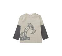 STACCATO T-Shirt crème / gris foncé, Taille 128-134