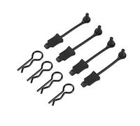 Staccatory 4PCS Corps en Caoutchouc Clip à Main Boucle Fixe Verrouillage AR390178 pour 1/7 1/8 ARRMA Mojave Limitless Kraton RC