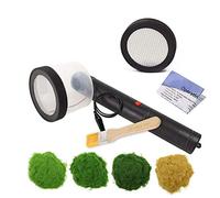 Staccatory Kit de flocage - Applicateur d'herbe statique ABS - Mini machine de flocage avec antidérapant - Pour table de modélisation à faire soi-même