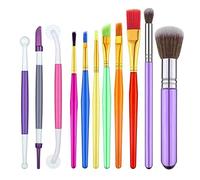 Staccatory Lot de 11 pinceaux de décoration de gâteaux pour décoration de gâteaux