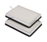 Staccatory Lot de 2 filtres de rechange 3 en 1 pour purificateur MA-15, H13 True HEPA et filtres à charbon actif