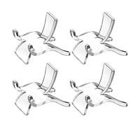 Staccatory Lot de 20 petits objets de collection en acrylique pour exposer des géodes en cristal, minéraux, fossiles, corail S