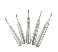 Staccatory Lot de 5 outils de couture U V Groover Skiving Edge Beveler Cuir Artisanat Cuir Bricolage
