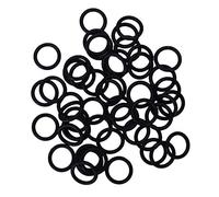 Staccatory Lot de 50 joints toriques en caoutchouc nitrile noir 11 mm x 15 mm x 2 mm