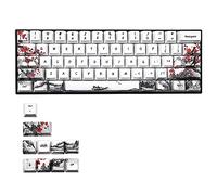 Staccatory Nouveauté Allover Dye Subbed 71 Key Cap pour GH60 RK61 ALT61 GK61 GK64 Dz60 Keycaps, US