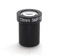 Staccatory Objectif de caméra réseau 12 mm 5 MP HD Caméra réseau CCTV Accessoire pour appareil photo