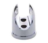 Staccatory Support mural pour douchette de salle de bain - Support d'angle de fixation - 24 mm ABS chromé Argenté