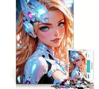 Stacey Starlight Aventurière de l'espace Puzzle de 1000 pièces pour Adolescents Jeu de logique et de raisonnement Calme et Silencieux Découpe précise Surprise de Noël 38x52cm