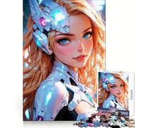 Stacey Starlight Aventurière de l'espace Puzzle de 1000 pièces pour Adolescents Jeu de logique et de raisonnement Calme et Silencieux Découpe précise Surprise de Noël 38x52cm