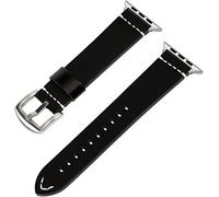 STACHES DE LA MONTRE IWONOW PU MAIN MAINS PU POU pour 38 mm 40 mm 42 mm 44 mm Iwatch Apple Watch Series 4 3 2 1 STRAP DE COURSE DE CLASSE D'ACIER (Couleur du groupe: Brun-Sled Brund S Section: 38