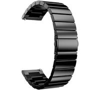 STACHES DE MONTRE 18 mm 20 mm 22 mm Universal Watch Band Bracelet de liaison de remplacement en acier inoxydable pour Samsung Gear S2 Classic S3 Frontier Classic 0000 (couleur: noir, taille: 18 mm