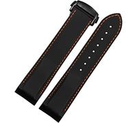 STACHES DE MONTRER 20 mm 22 mm EXINE CURVE SILICONE BANDE Men de bracelet de plongée Bracelet en caoutchouc ajustement pour Omega Seamaster 300 ajustement pour Seiko Huawei Samsung Watch Strap (20 mm