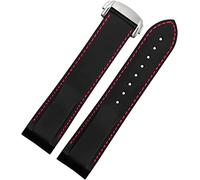 STACHES DE MONTRER 20 mm 22 mm EXINE CURVE SILICONE BANDE Men de bracelet de plongée Bracelet en caoutchouc ajustement pour Omega Seamaster 300 ajustement pour Seiko Huawei Samsung Watch Strap (20 mm