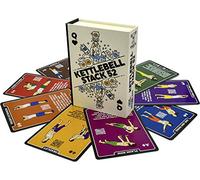 Stack 52 Cartes d'exercices au Kettlebell. Jeu d'entraînement.