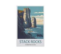Stack Rocks Pembrokeshire，Puzzle 1000 Pieces Paper Puzzle Adult Children's Educational Toy Family Decompression Game（38x52cm）-FX56