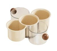 Stackable 360-Degree Rotating Fruit Storage Container, Multi-Layer Snack Storage Box for Vegetables, Nuts, and Snacks, Ideal for Family Gatherings, Picnics, Kitchen, Home, Party, Camping, Dorm