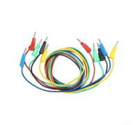 Stackable Banana Test Probes 100cm Soft Cable 4mm