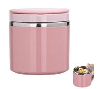 Stackable Box - Stainless Steel Food Prep, Lunch Box with Silicone Sealing Loop, Food Preparation, Portable Storage, Lunch Container for Women Men Girls Boys School Work Office Picnic Travel