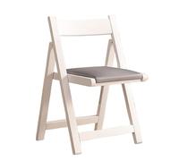 Stackable Folding Dining Chairs Comfortable Space-Saving Chairs for Home, Office, Events & Weddings Lot de 1