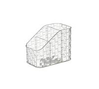 Stackable Pen Cup Desk Organizers Multi Compartments Art Supply Organizers Makeup Brush Storage Box For Bedroom Office Pen Cup With Compartments