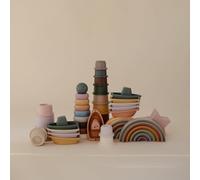 Stackable Ring Toy6+ MonthsTongue & Motor Skills100% Non-Toxic,BPA & Phthalate Free PlasticDesigned & Made in DenmarkHillside