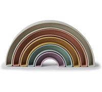 Stackable Ring Toy6+ MonthsTongue & Motor Skills100% Non Toxic,BPA & Phthalate Free PlasticDesigned & Made in DenmarkTropical