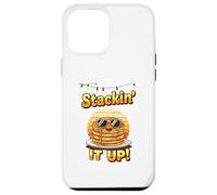 Stackin' It Up - Dessin animé drôle de Pile de crêpes avec Coque pour iPhone 12 Pro Max