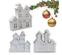 Stacking Christmas Tree Mold - Moule en silicone durable réutilisable pour les débutants, facile à utiliser - Idéal pour les projets d'argile en béton