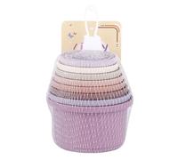 Stacking Cups for Rabbits, Nesting Bunny Toys in Various Sizes, Small Animal Enrichment Perfect and Idea for Hiding Food, Playing, Training, Interactive Activities, 8 Pieces