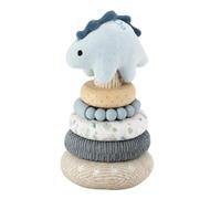 Stacking Toy, Plush Animal Ring Blocks With Soft Sensory Learning Play | Soft Textured Rings Encourage Grasping Stacking And Early Recognition Skills Cute Animal Design Supports Tactile Learning