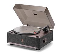 STACKSTONE SS08 Platine Vinyle Bluetooth 5.3 avec Haut-Parleurs Hi-FI à Grande Chambre Acoustique, Système Anti-Vibration Double Couche, Cellule Magnétique AT-91R, Plateau Aluminium, 33/45 Tours