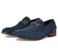 Stacy Adams Homme Brinkley MOC Toe Slip on Mocassin, Bleu Marine, 42.5 EU