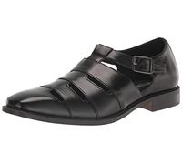 Stacy Adams Homme Calderon City Sandales Plate, Noir, 49 EU