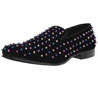 Stacy Adams Homme Spire Spiked Slip on Loafer Mocassin, Noir, Bleu, Violet, doré, 40 EU