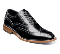 Stacy Adams Men's Dunbar Wingtip Lace-up Oxford, Black, 16 W US