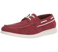 Stacy Adams Men's Reid Boat Shoe, Red, 10.5